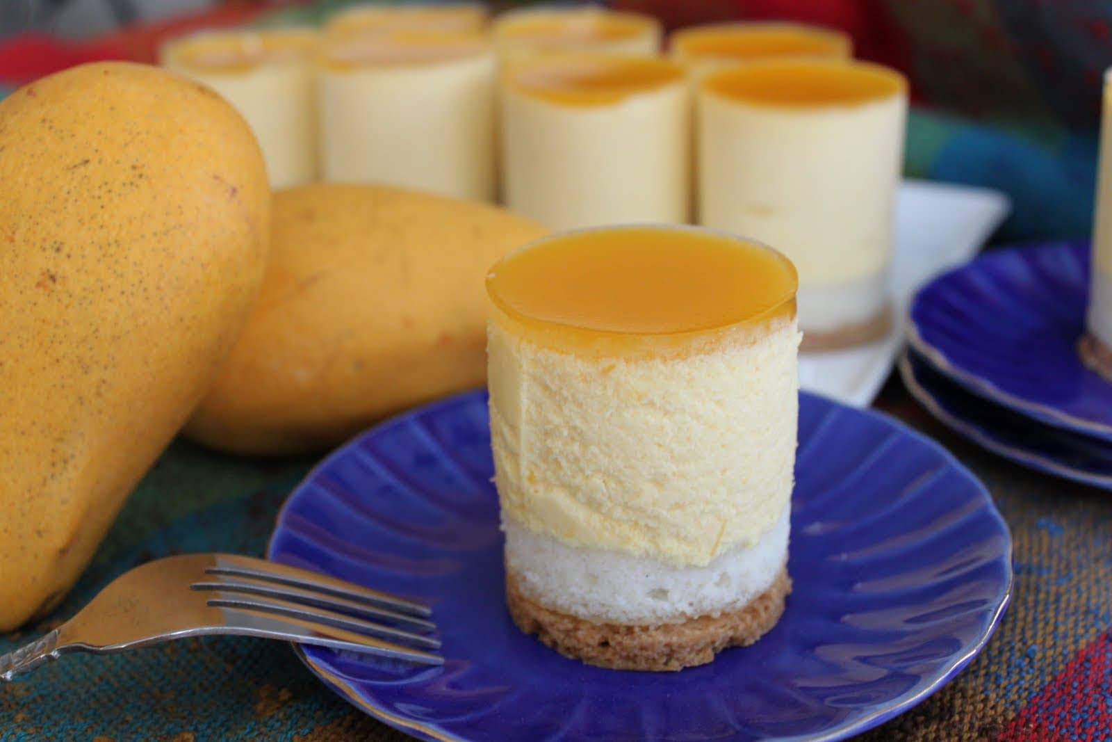 Mango Yogurt Mousse Cake- The Little Epicurean
