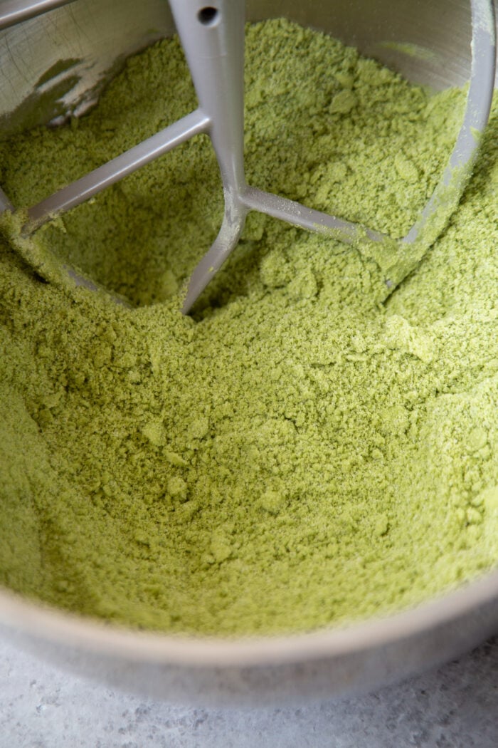 reserve creaming method for matcha cupcakes.