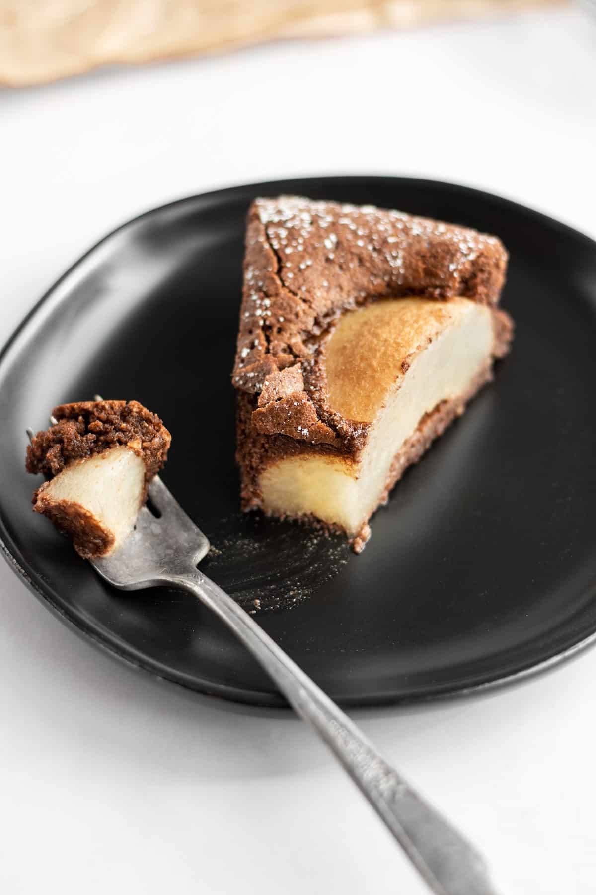 Flourless Chocolate Pear Cake