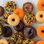 Baked Mini Halloween Donuts