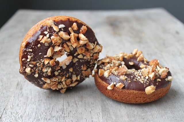 Chocolate Hazelnut Crunch Donuts