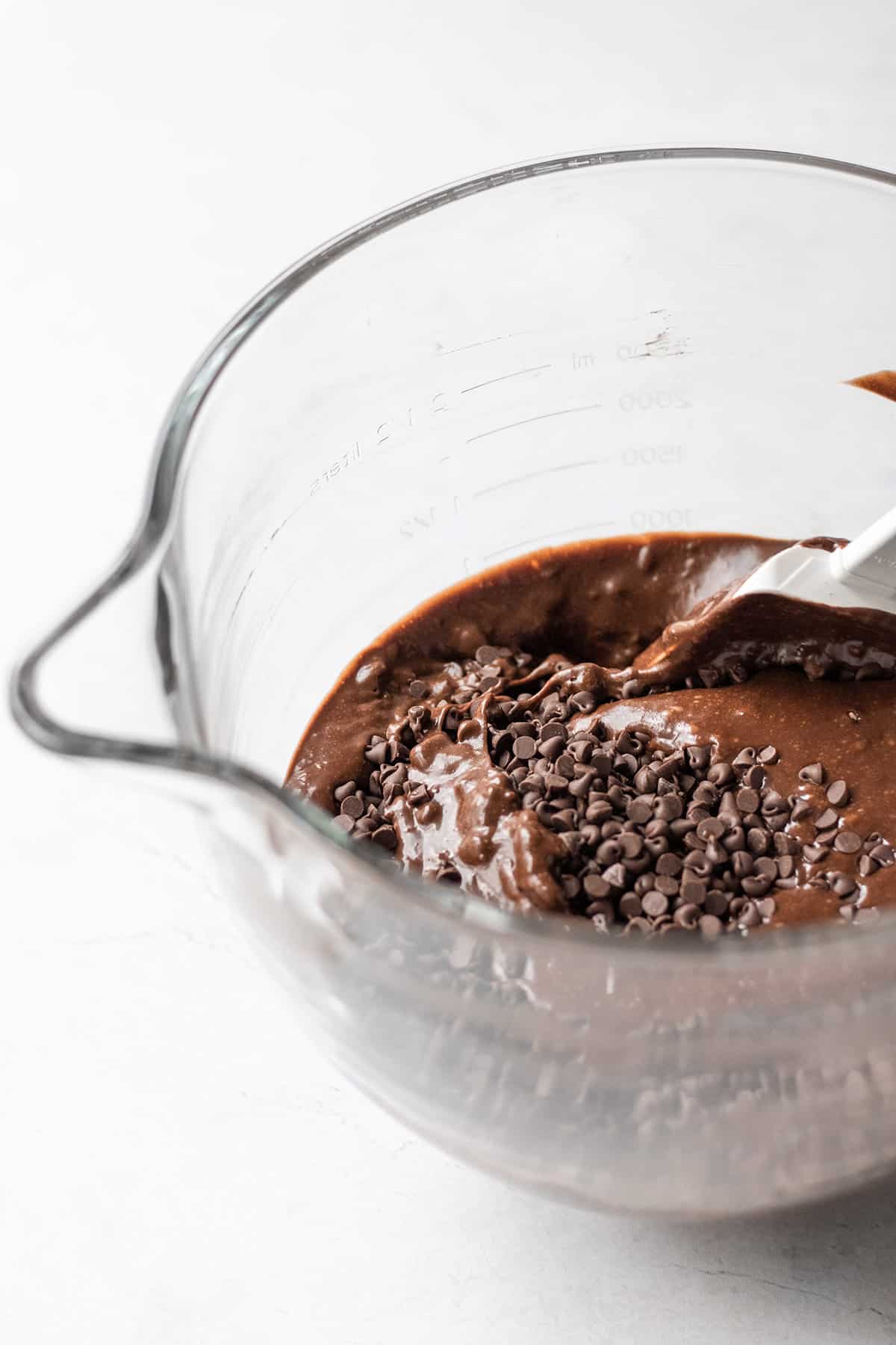 Guinness brownies with mini chocolate chips