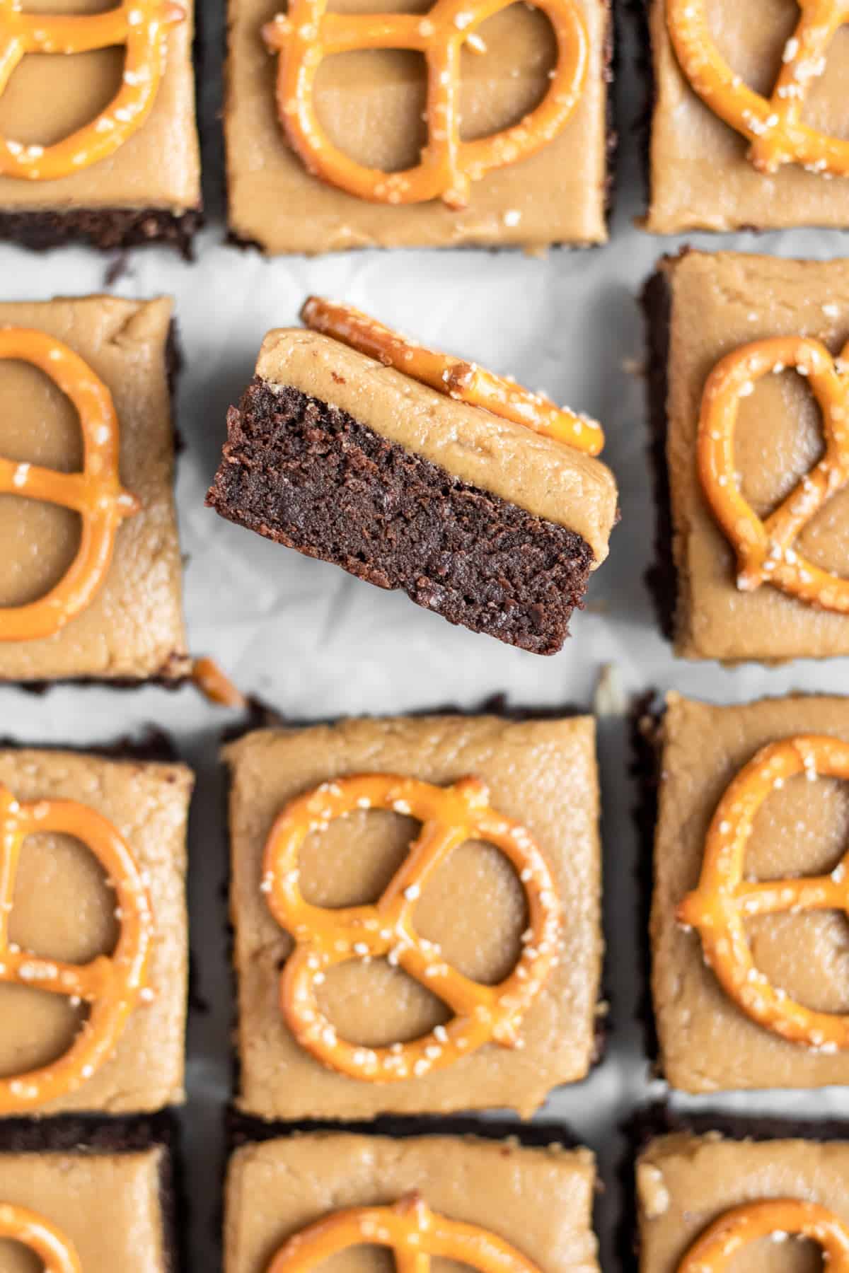 Guinness Brownies with Butterscotch Fudge