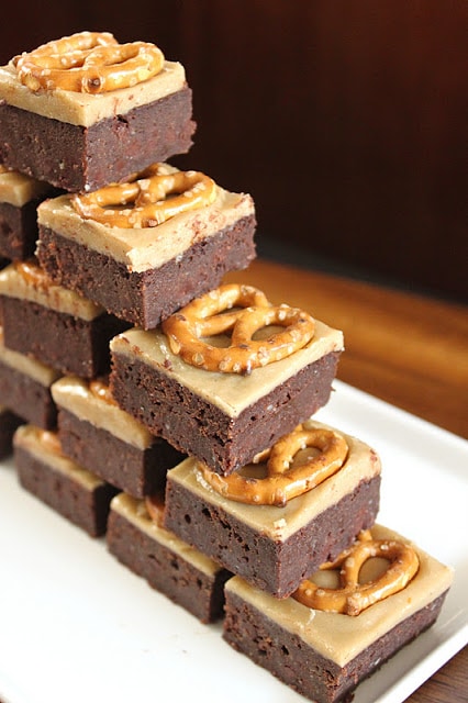 Guinness Brownies with Butterscotch Fudge