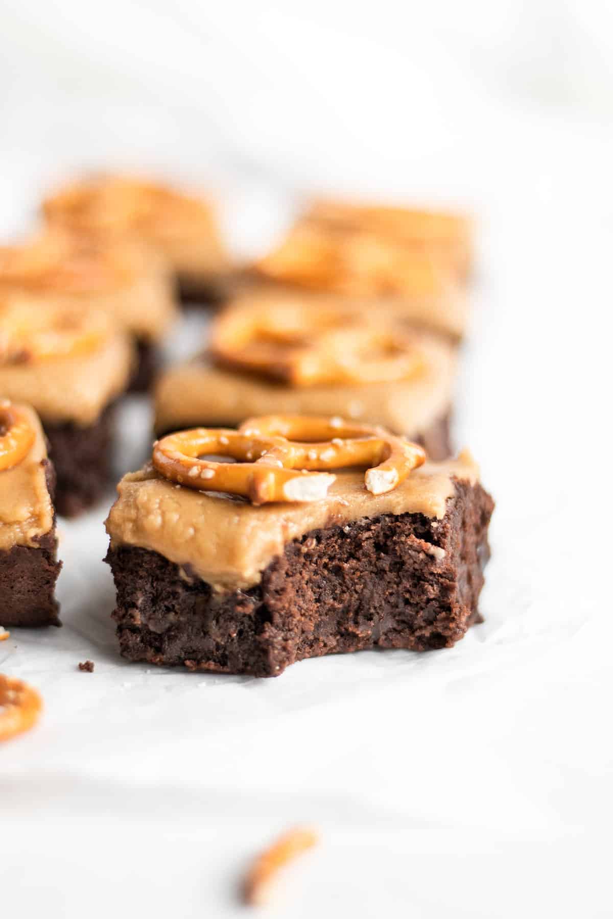 Guinness Brownies with Butterscotch Fudge