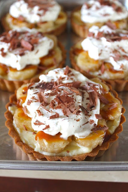 Banana Cream Tarts