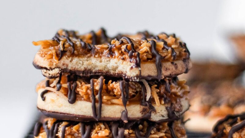 homemade samoa girl scout cookies