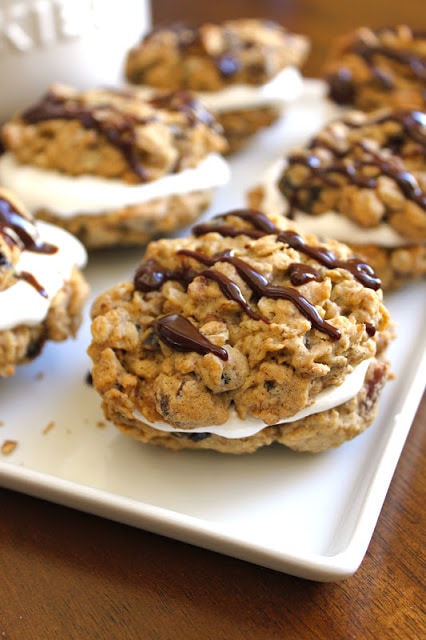 Chocolate Oatmeal Moon Pies