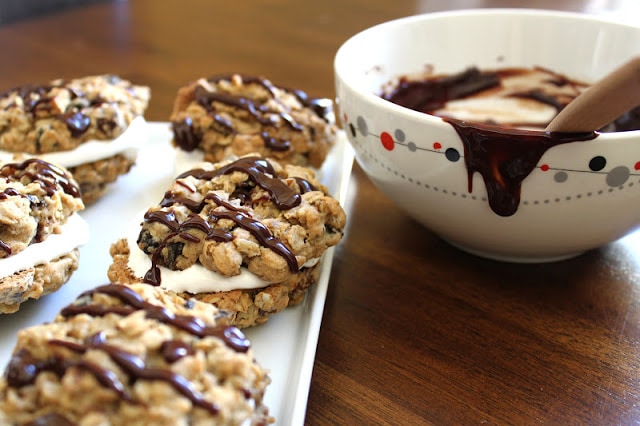 Chocolate Oatmeal Moon Pies