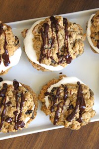 Oatmeal moon pie
