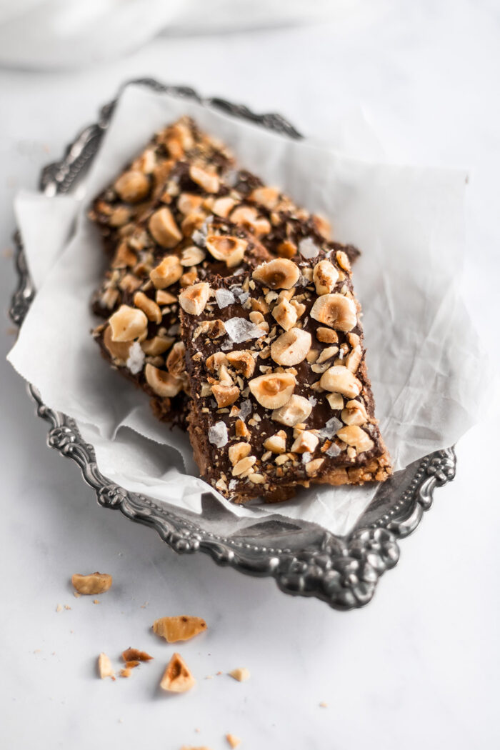 Salted Hazelnut Toffee The Little Epicurean