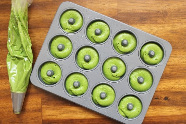 Green Velvet Donuts