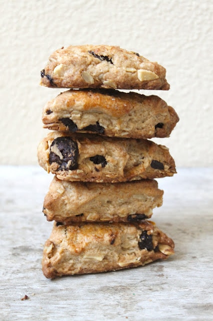 Tart Cherries and Toasted Almonds Scones