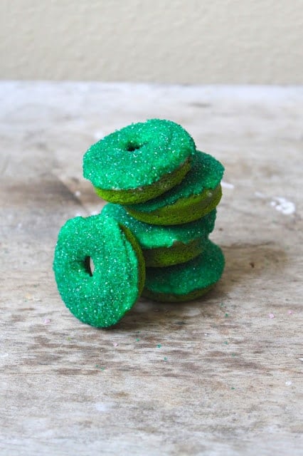 Green Velvet Donuts