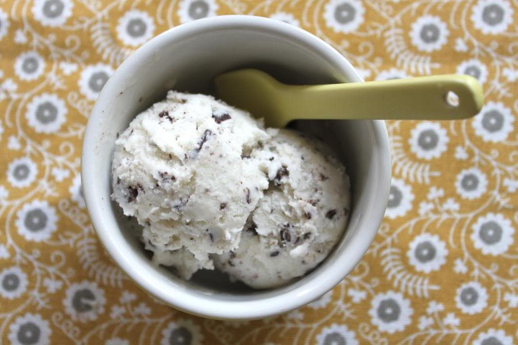 Fresh Mint Chocolate Chunk Ice Cream