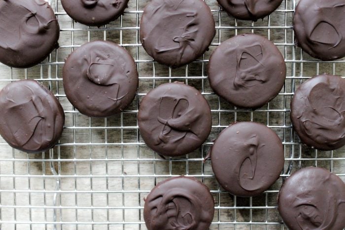 Homemade Thin Mints Cookies