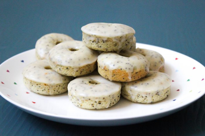 Orange and Poppy Seed Mini Donuts