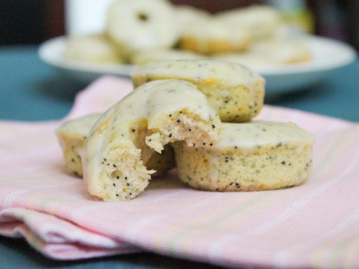 Orange and Poppy Seed Mini Donuts