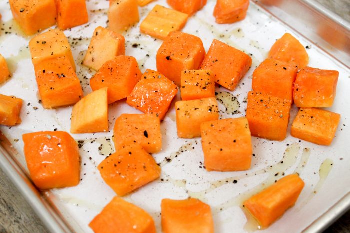 uncooked butternut squash