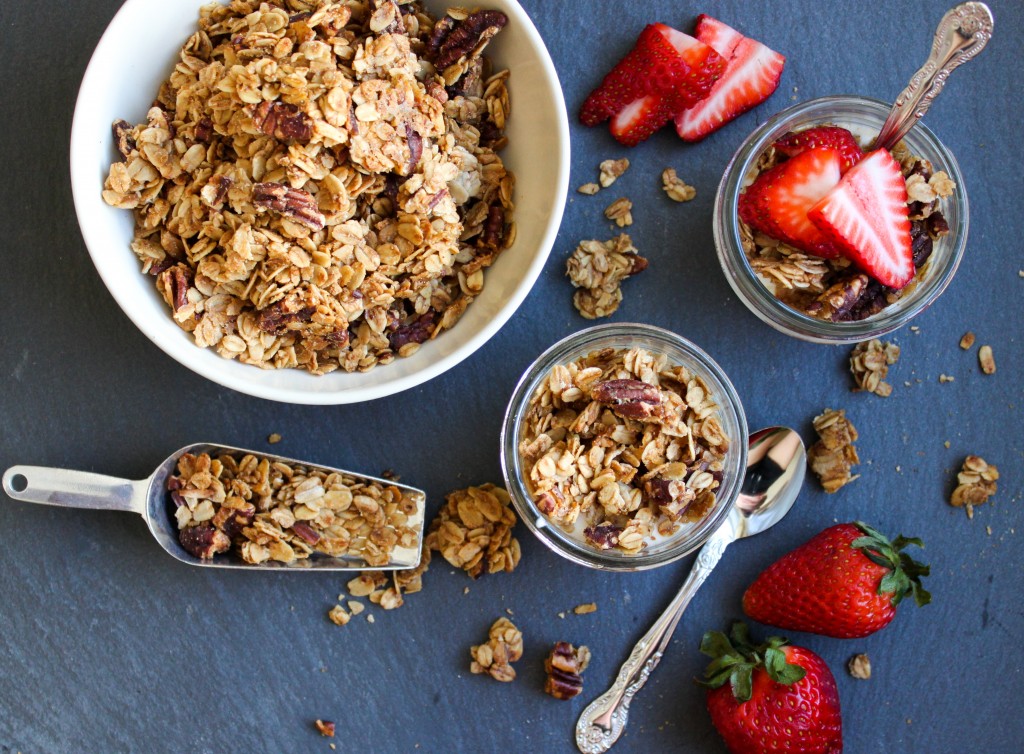 maple pecan granola