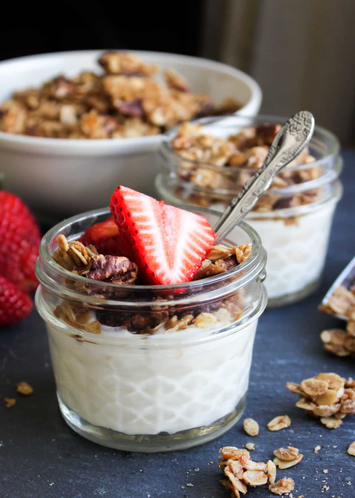 Maple Pecan Granola- The Little Epicurean