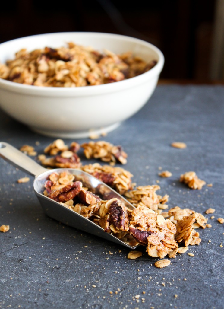 maple pecan granola