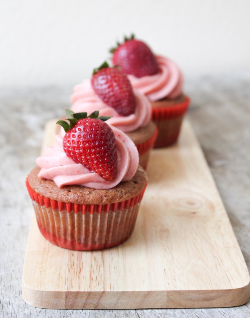 strawberry cupcakes