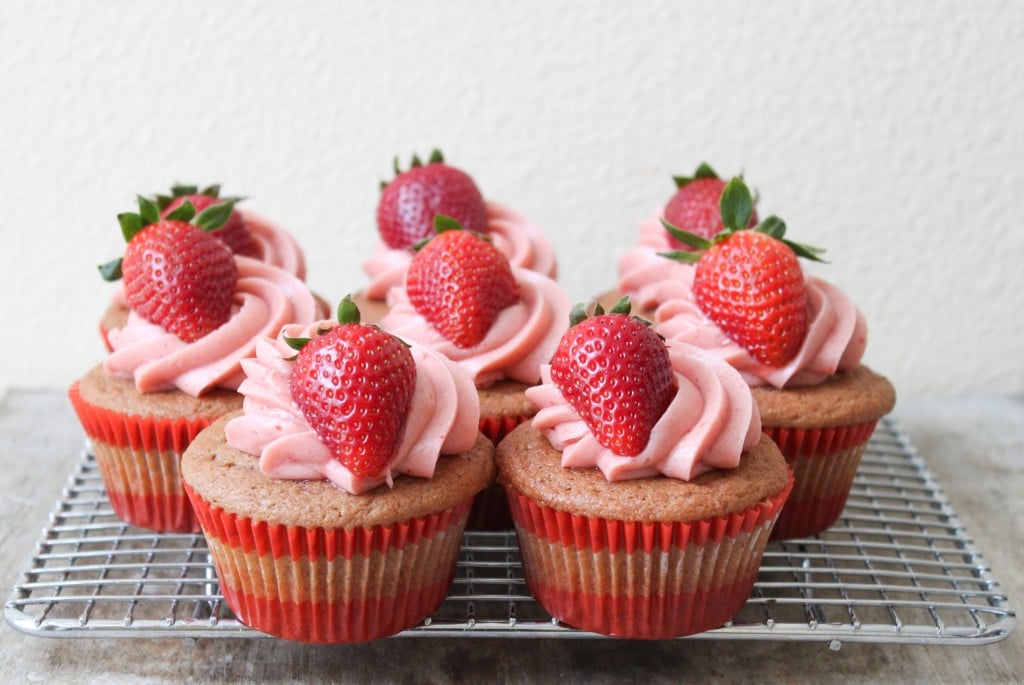 strawberry cupcakes