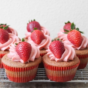 strawberry cupcakes