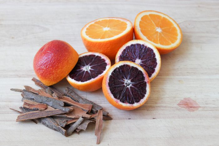 Olive Oil Cake with Candied Blood Oranges