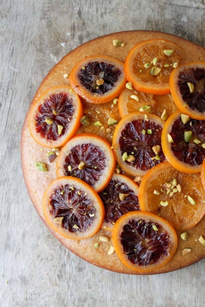 Blood Orange Olive Oil Cake