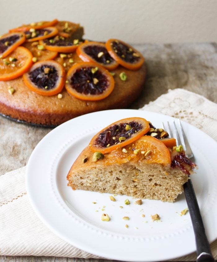 blood orange olive oil cake