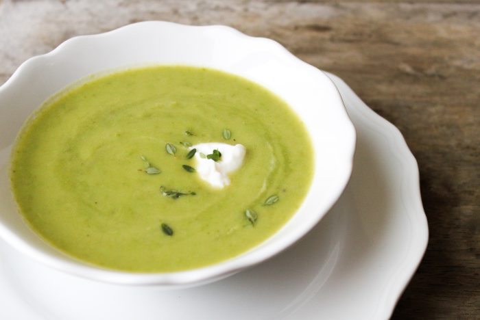 green pea soup