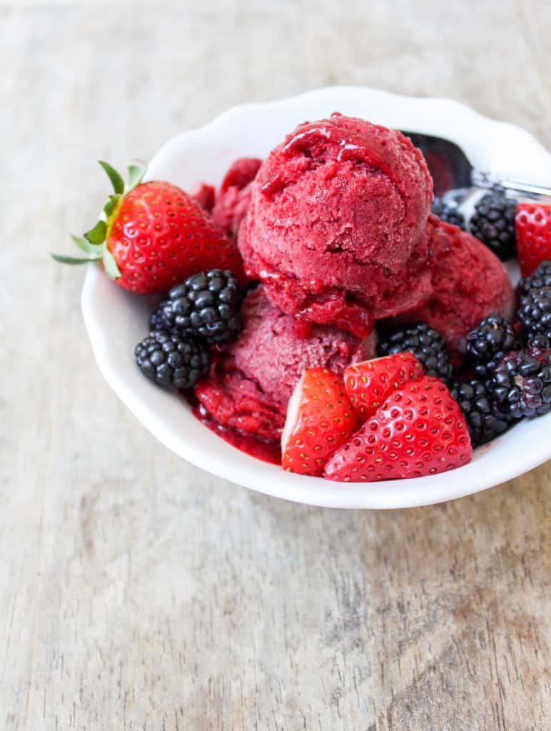 Strawberry Blackberry Sorbet The Little Epicurean,How To Get Rid Of Flies On Porch