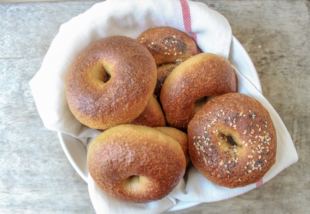Homemade bagels