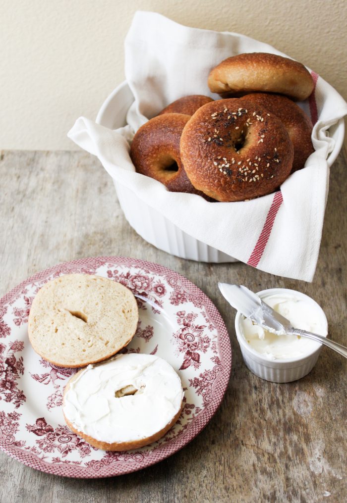 homemade bagels