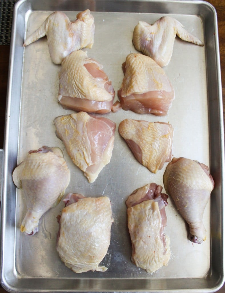 whole chicken cut into 10 pieces