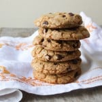 chocolate chip cookies with cardamon and orange zest