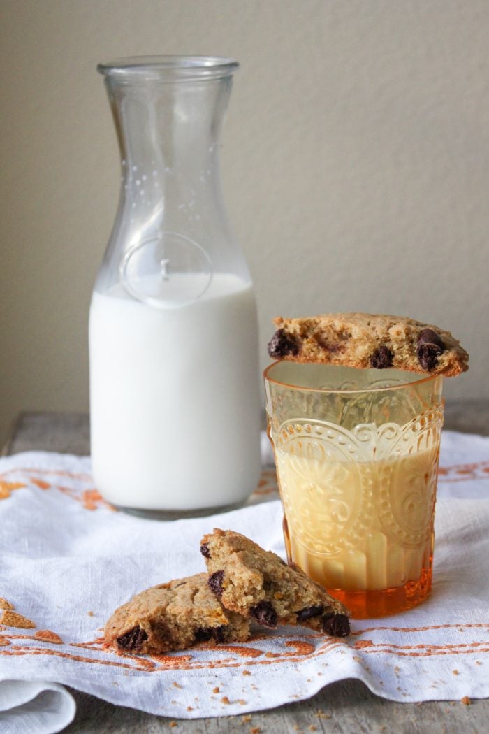 Orange Cardamom Chocolate Chip Cookies