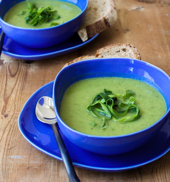 zucchini and basil soup