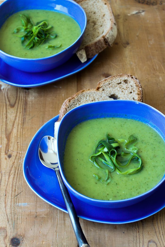 zucchini and basil soup