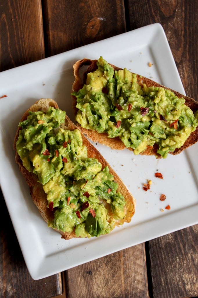 avocado garlic toast