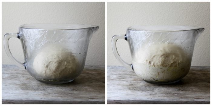 before and after dough