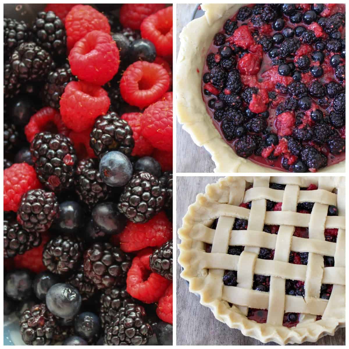 4th of July Triple Berry Pie The Little Epicurean