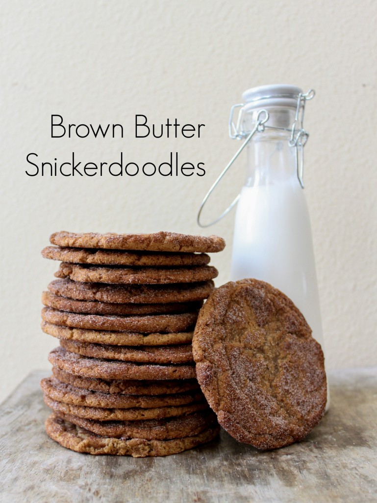 brown butter snickerdoodles