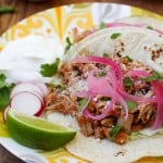 chipotle braised pork tacos