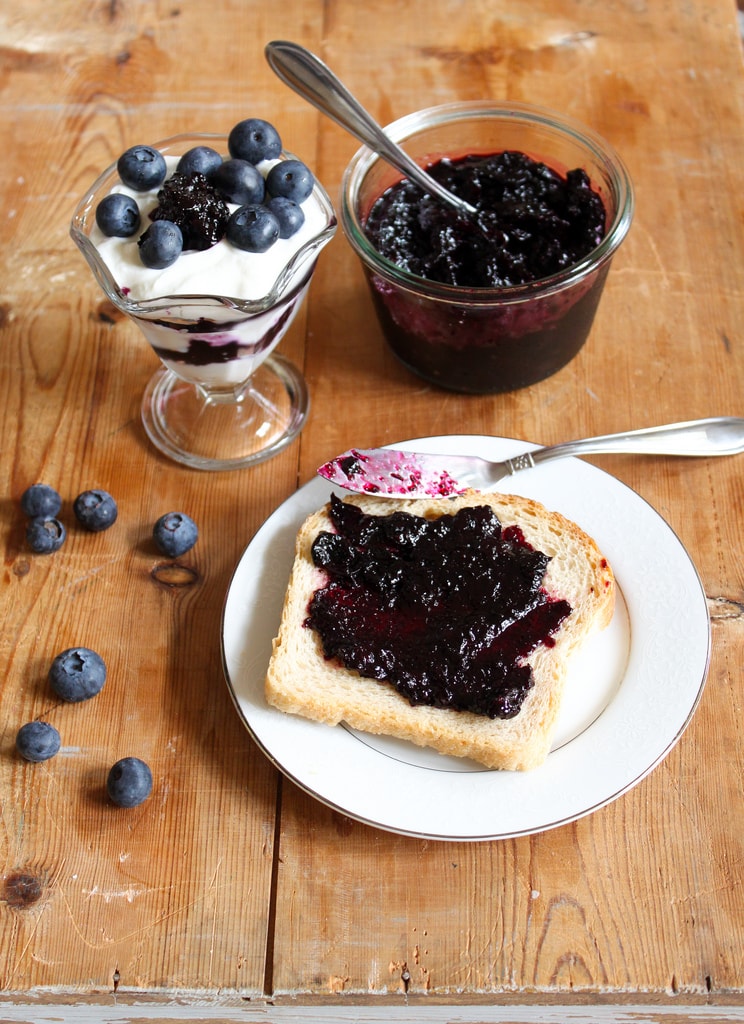 Blueberry Refrigerator Jam The Little Epicurean