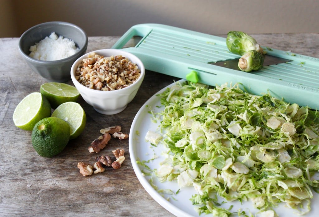 shaved brussels sprouts salad