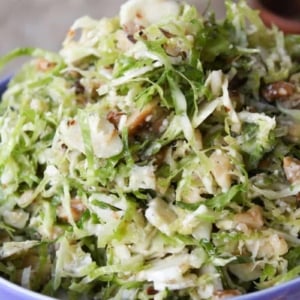 shaved brussels sprouts salad