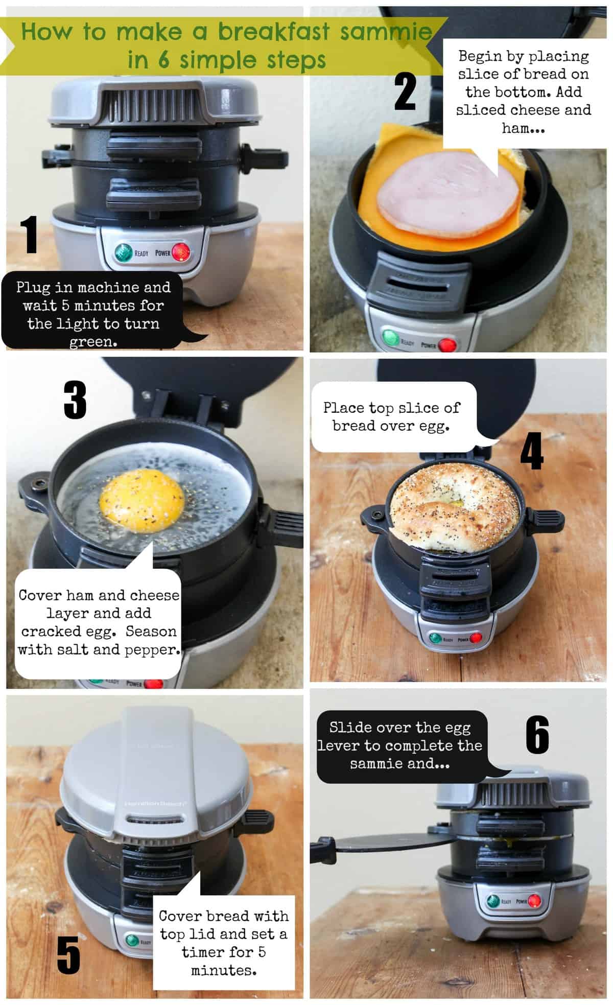 parti kage motor Hamilton Beach Breakfast Sandwich Maker- The Little Epicurean